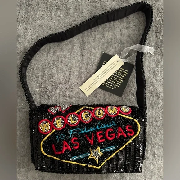 Viral ♦️🖤 Las Vegas Beaded Bag ♦️🖤 - Picture 8 of 11